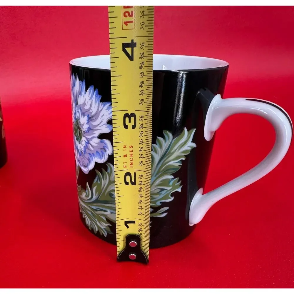 Tiffany & Co Mrs Delaneys Flowers By Sybil Connolly Floral Set Of Three Mugs - Picture 5 of 12